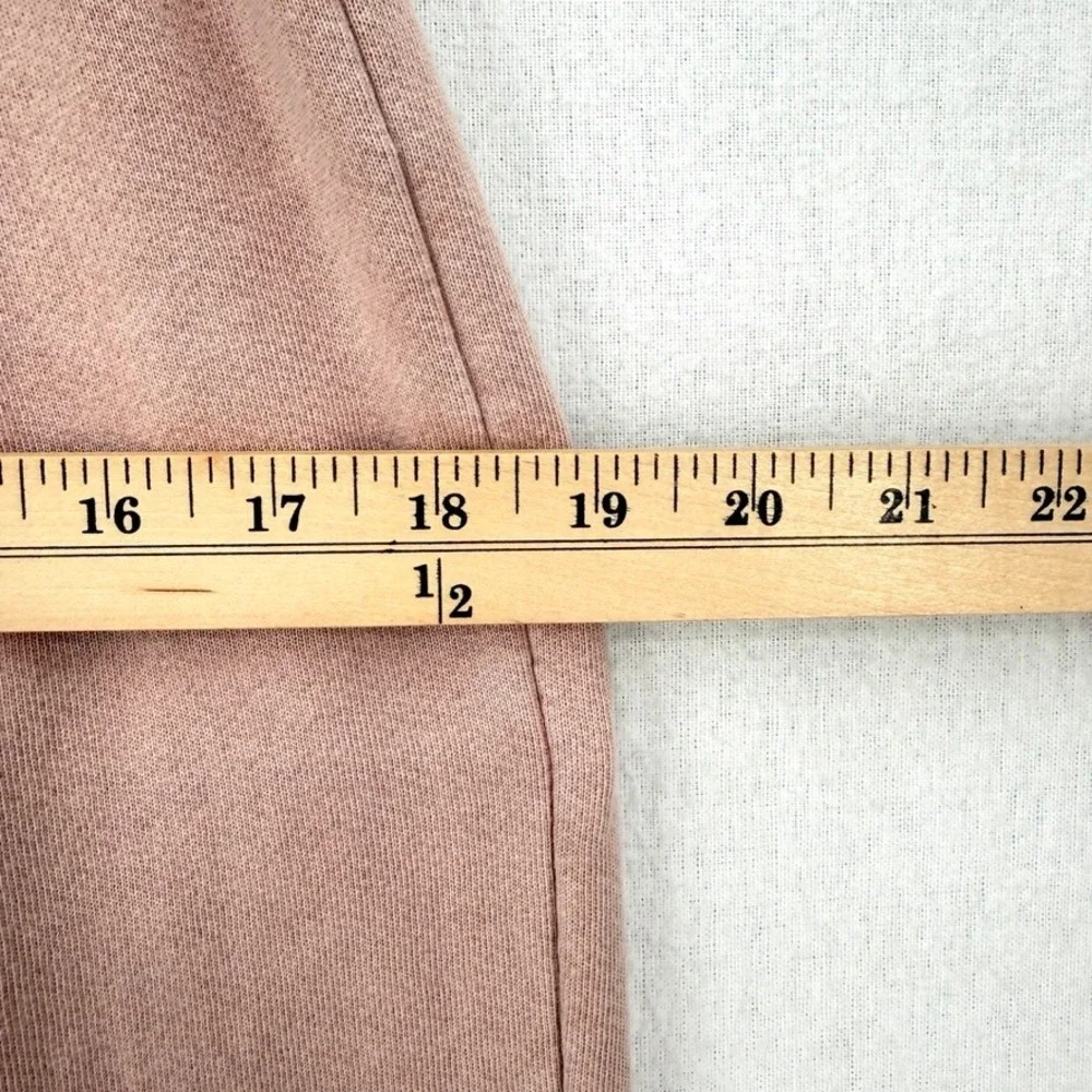 OUTERKNOWN Organic Cotton Jogger Sweatpant Medium Pink Drawstring Athleisure - Picture 9 of 14